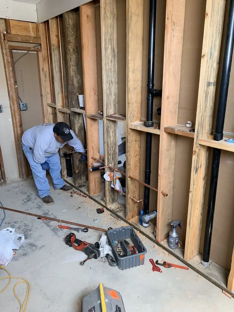 Commercial rough-in plumbing for Gas Line Repair in Lafayette Square